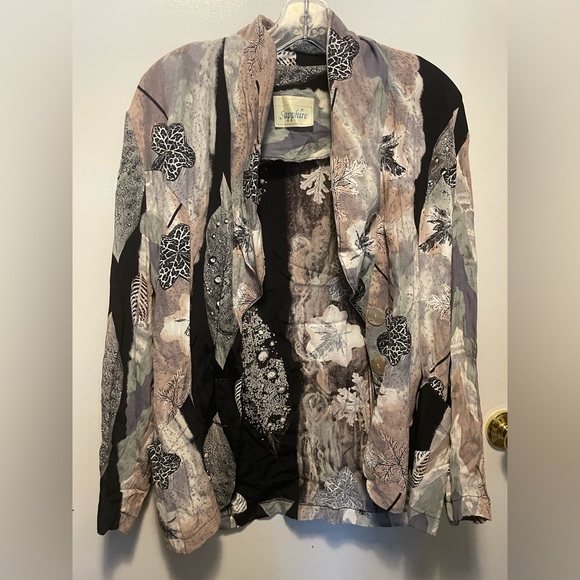 Vintage Sapphire Shirt & Skirt Set - Picture 1 of 13